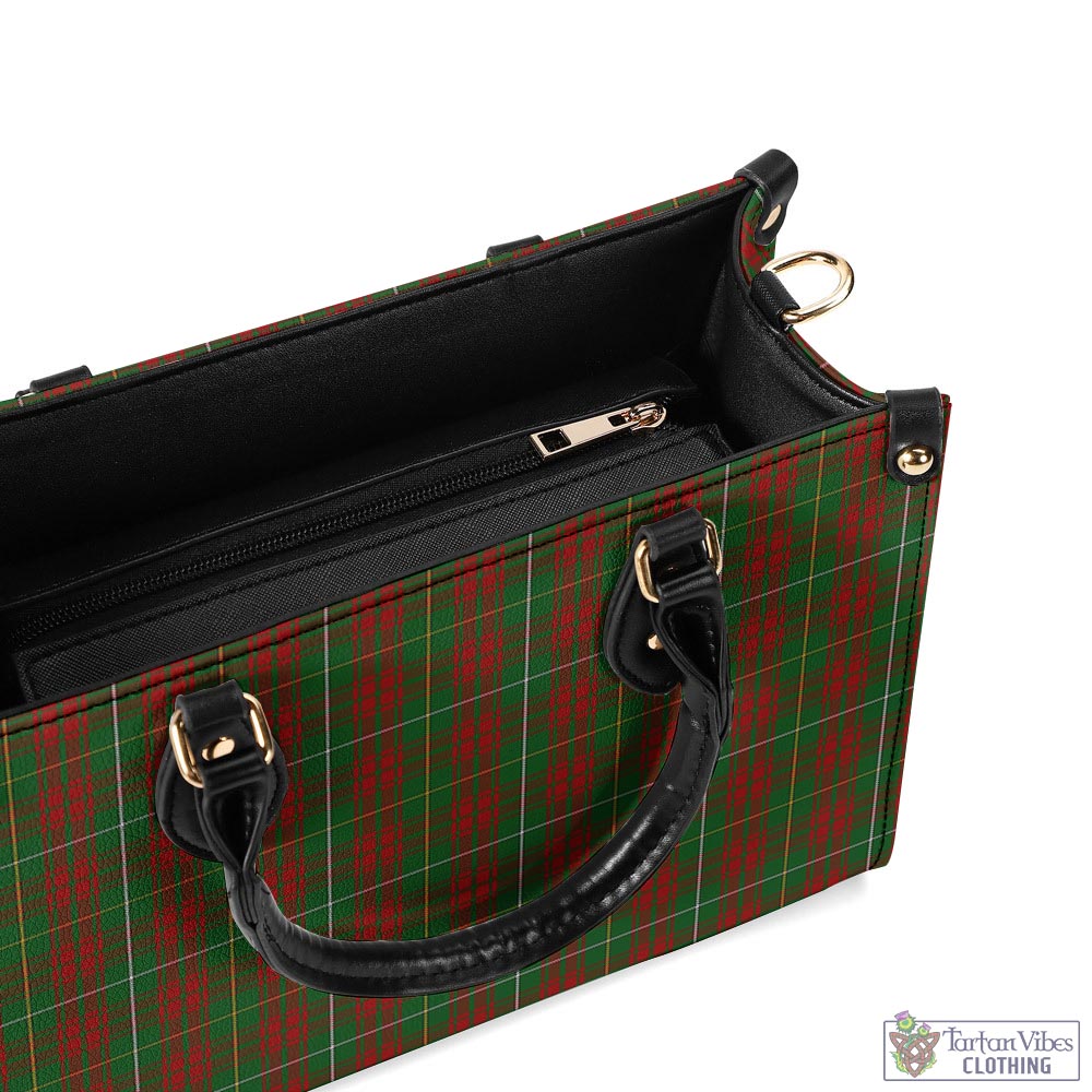 Tartan Vibes Clothing Bruce Hunting Tartan Luxury Leather Handbags