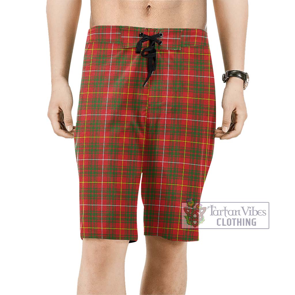 Bruce Modern Tartan Men's Board Shorts Men - Tartan Vibes Clothing