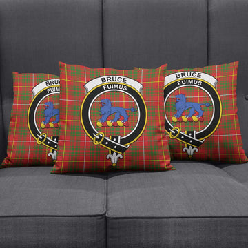 Bruce Modern Tartan Pillow Cover with Family Crest