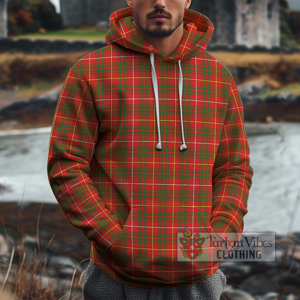 Bruce Modern Tartan Cotton Hoodie Pullover Hoodie XS - Tartan Vibes Clothing