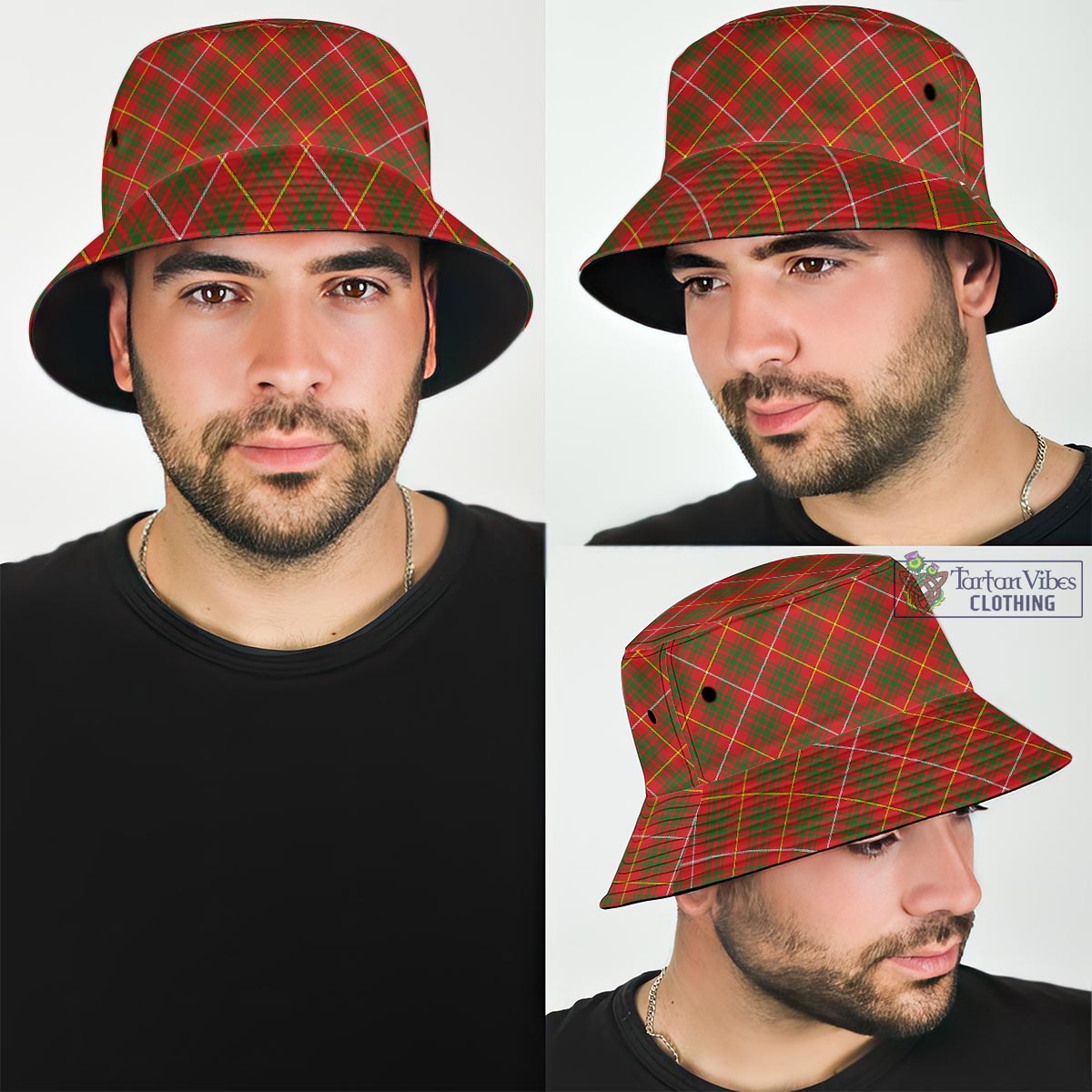 Tartan Vibes Clothing Bruce Modern Tartan Bucket Hat