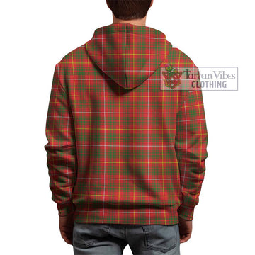 Bruce Modern Tartan Hoodie with Family Crest DNA In Me Style