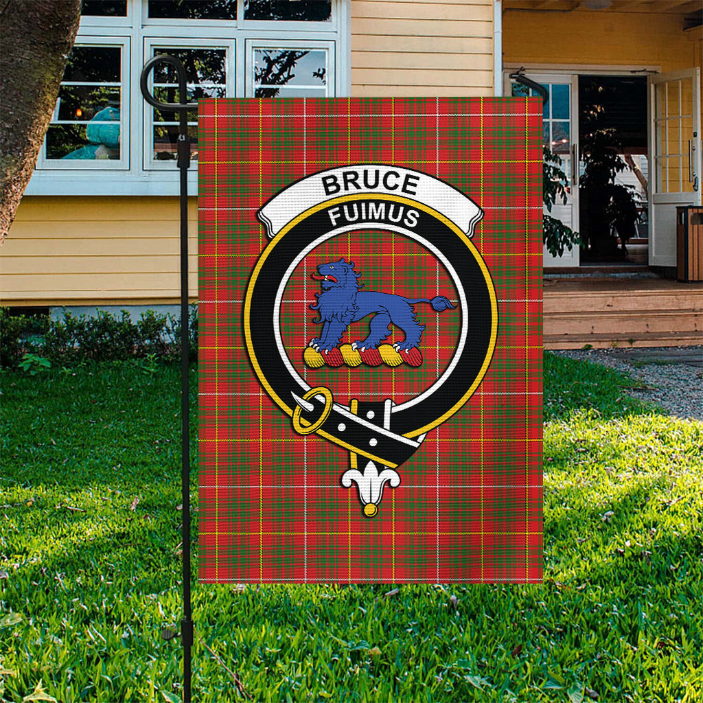 Bruce Modern Tartan Flag with Family Crest - Tartan Vibes Clothing