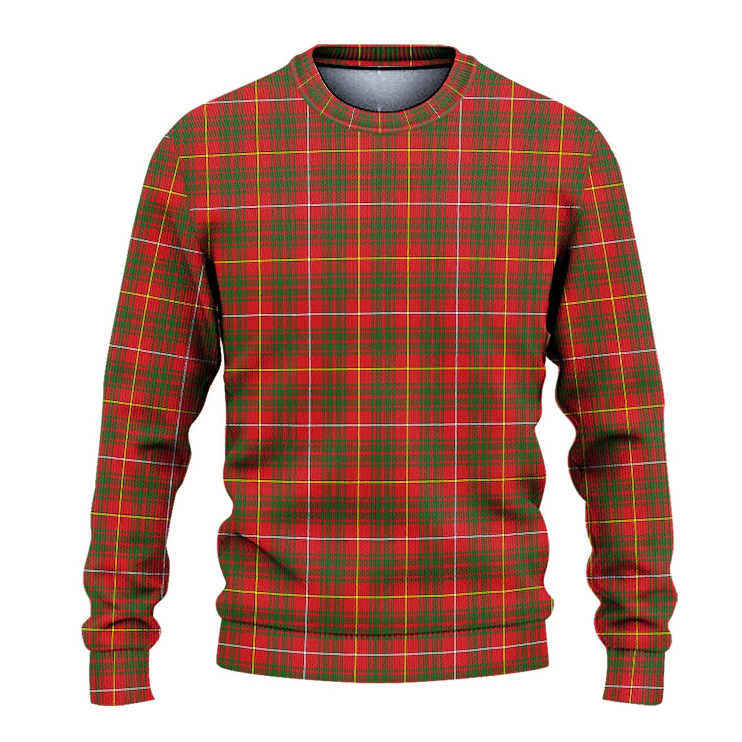 Bruce Modern Tartan Knitted Sweater - Tartanvibesclothing