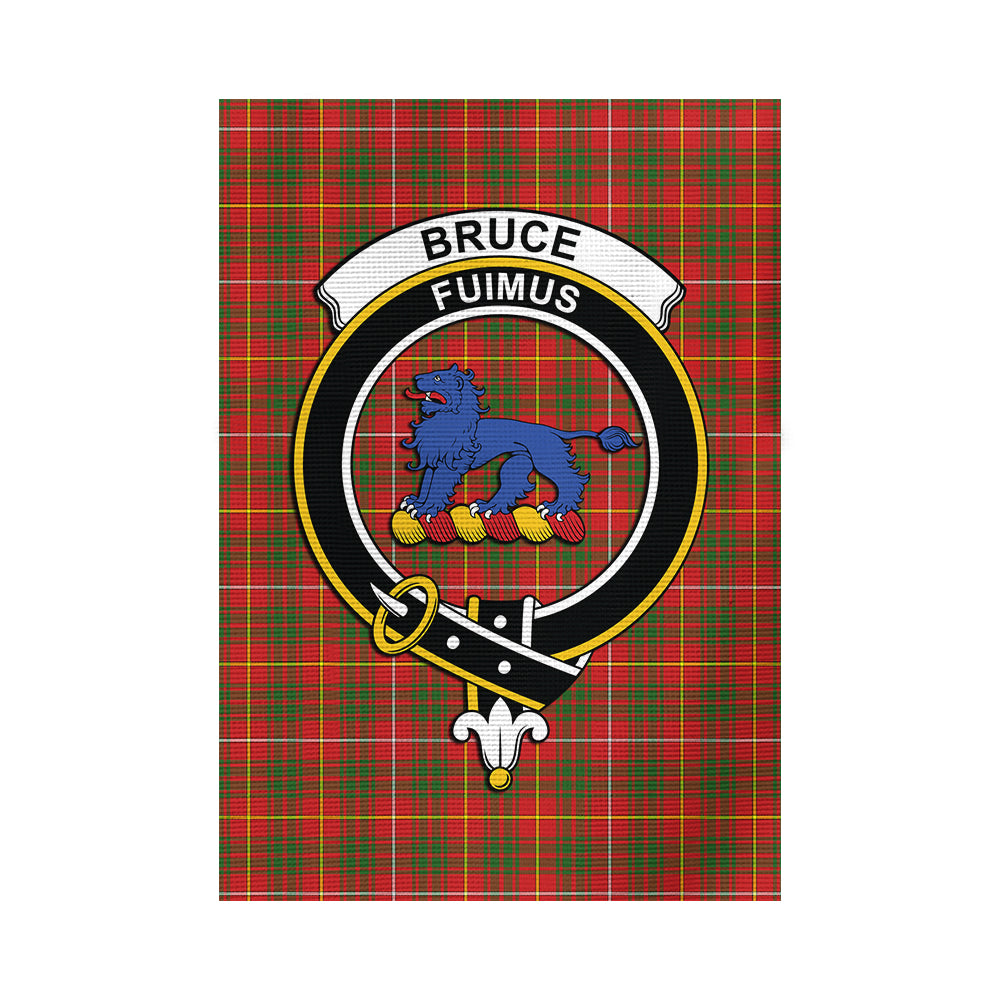 Bruce Modern Tartan Flag with Family Crest - Tartan Vibes Clothing