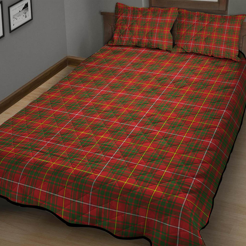 Bruce Modern Tartan Quilt Bed Set - Tartan Vibes Clothing