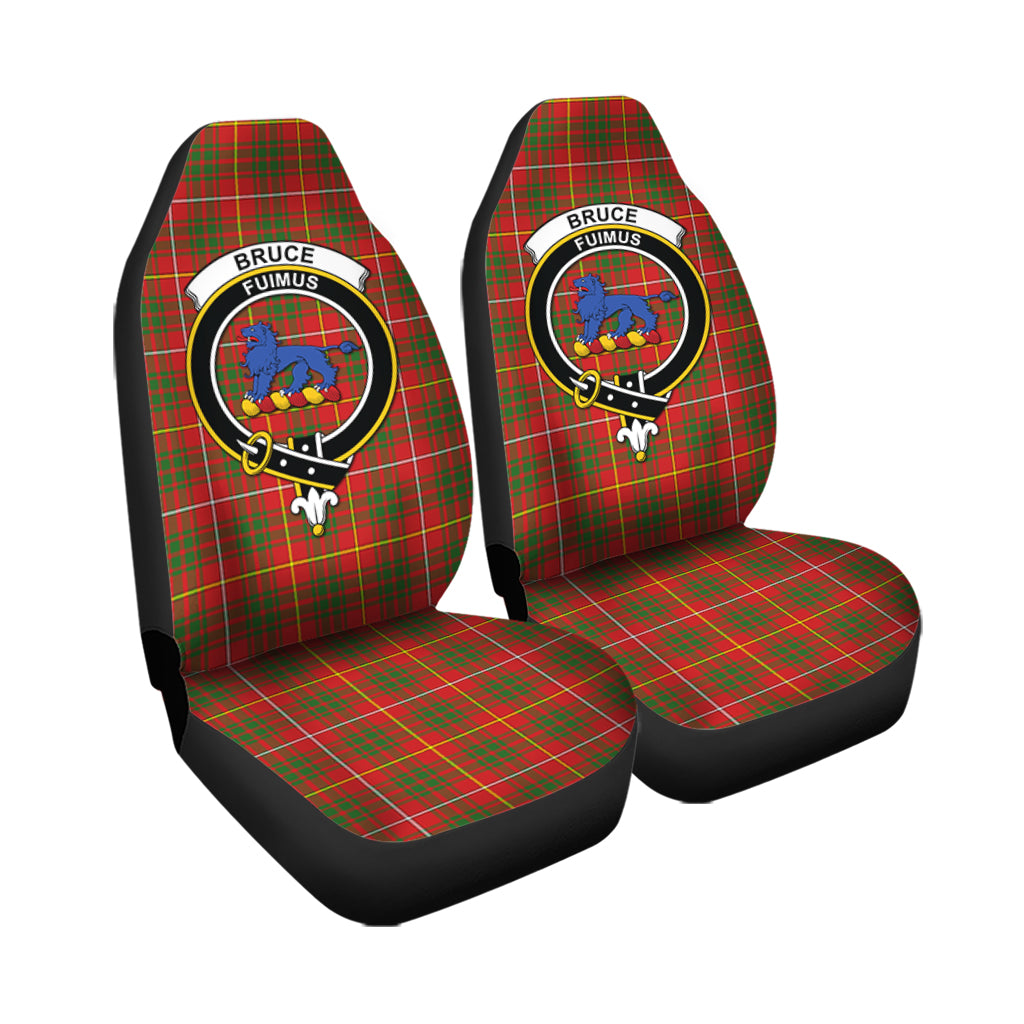 Bruce Modern Tartan Car Seat Cover with Family Crest - Tartanvibesclothing