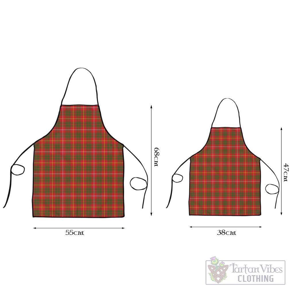 Bruce Modern Tartan Apron Black L 55x68 cm - Tartan Vibes Clothing