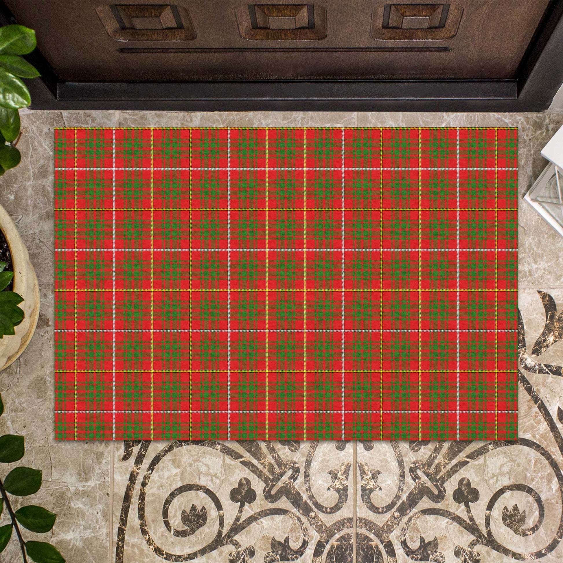 Bruce Modern Tartan Door Mat - Tartanvibesclothing