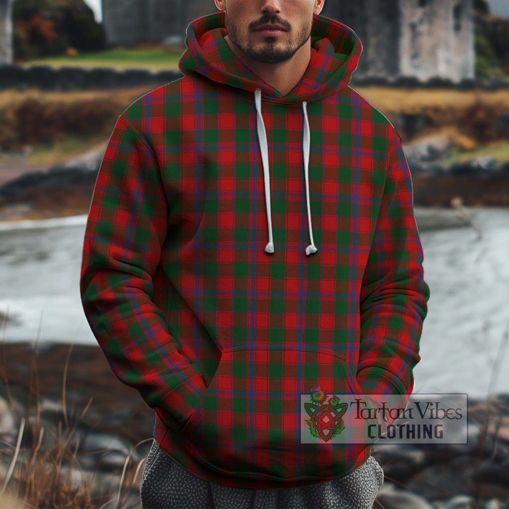 Bruce Old Tartan Cotton Hoodie Pullover Hoodie XS - Tartan Vibes Clothing