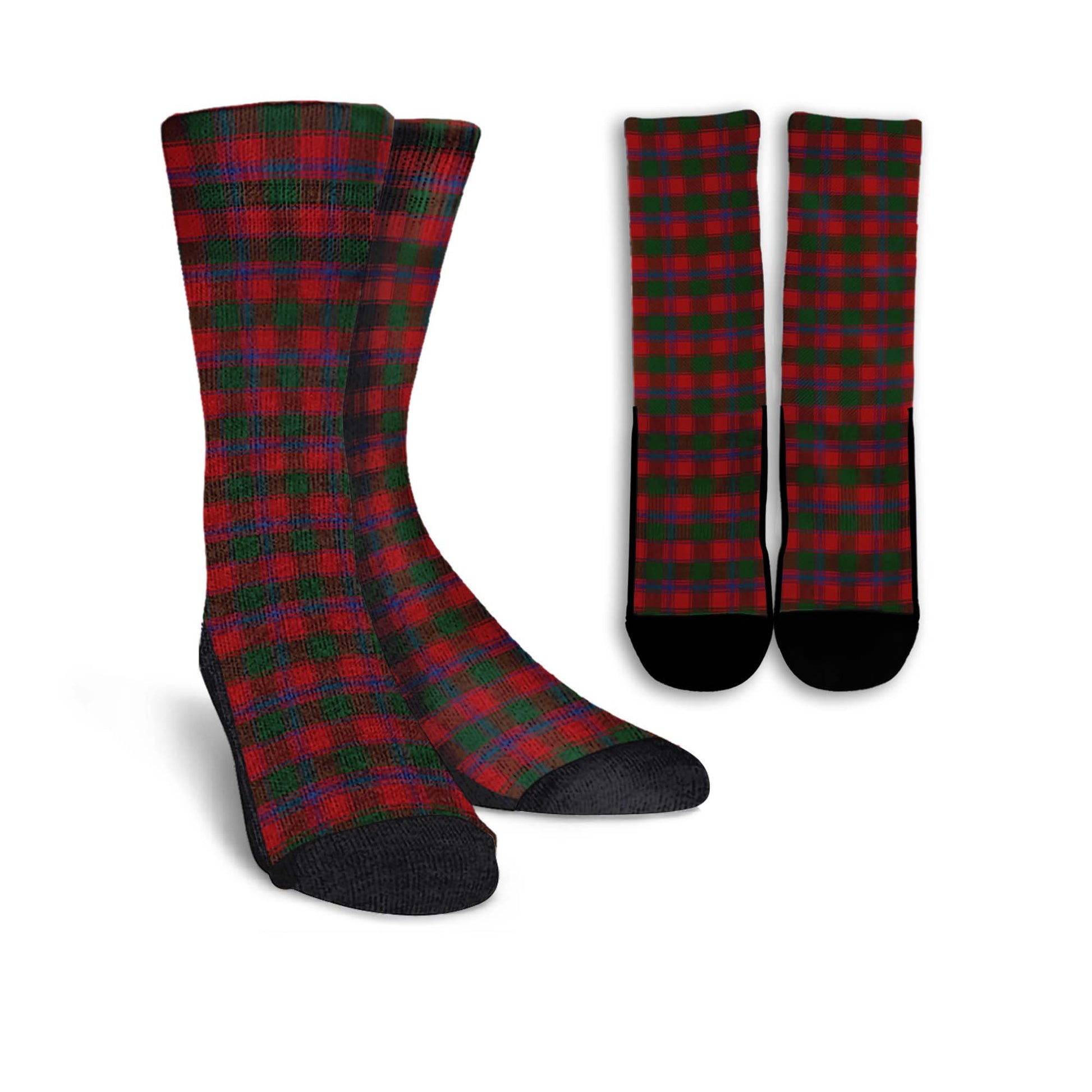 Bruce Old Tartan Crew Socks - Tartanvibesclothing