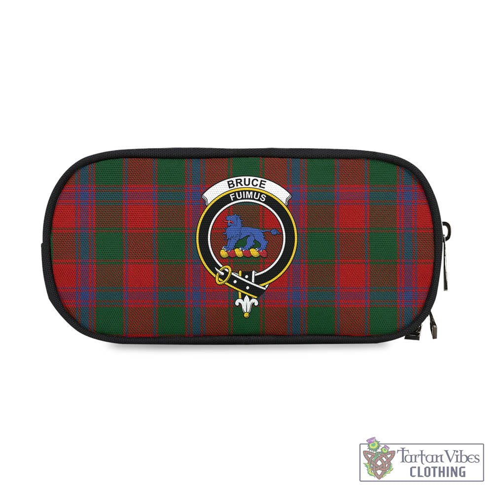 Tartan Vibes Clothing Bruce Old Tartan Pen and Pencil Case with Family Crest