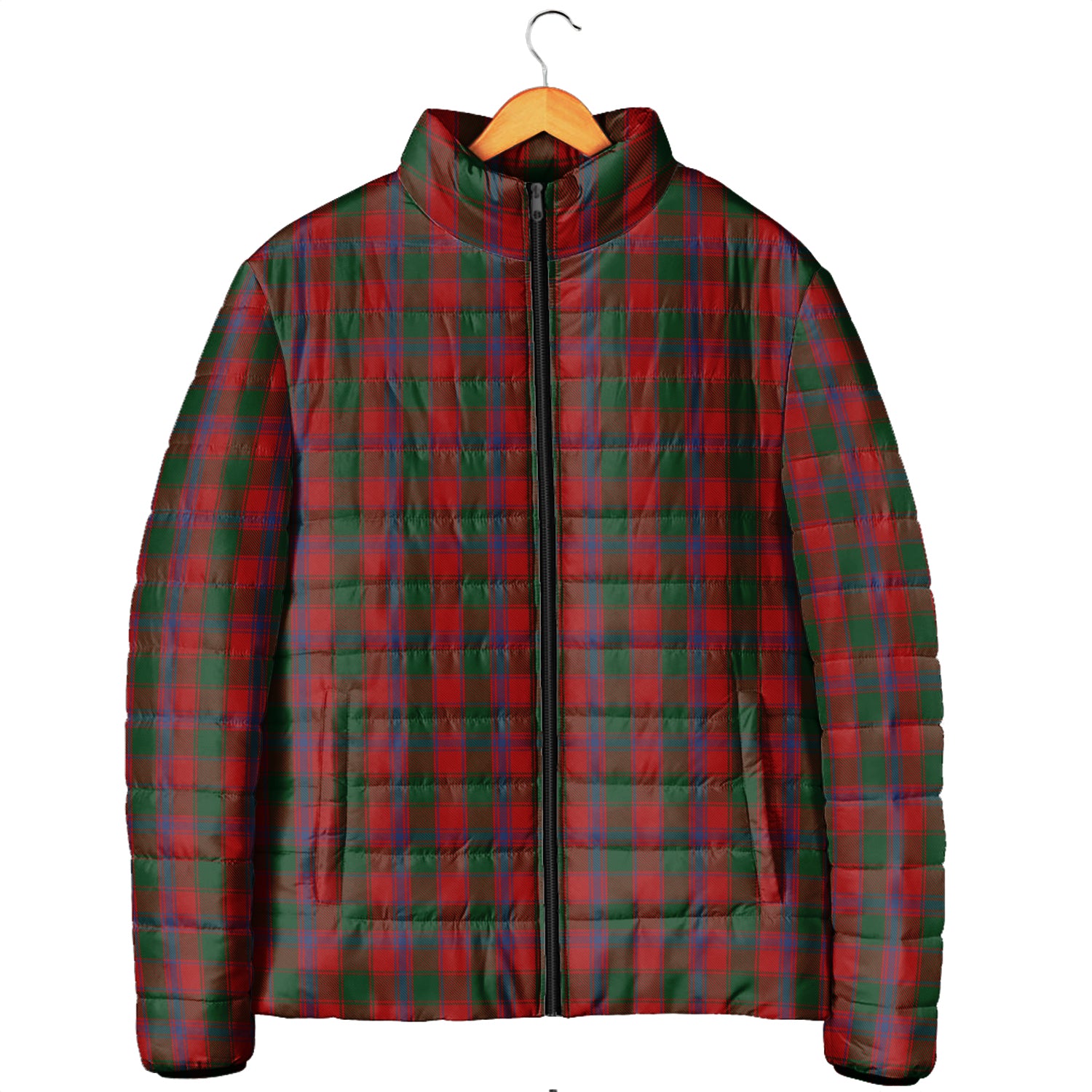 Bruce Old Tartan Padded Jacket Men's Padded Jacket - Tartan Vibes Clothing