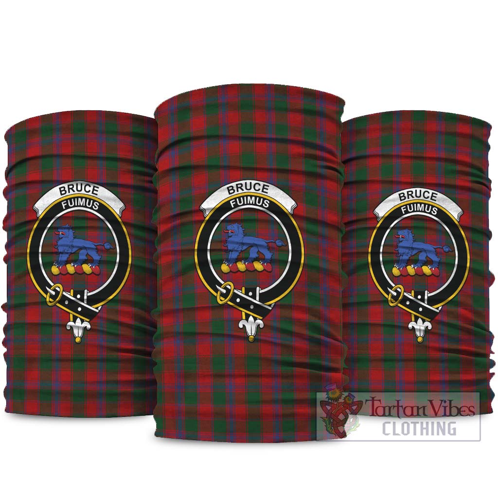 Bruce Old Tartan Neck Gaiters, Tartan Bandanas, Tartan Head Band with Family Crest