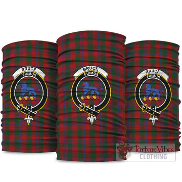 Bruce Old Tartan Neck Gaiters, Tartan Bandanas, Tartan Head Band with Family Crest