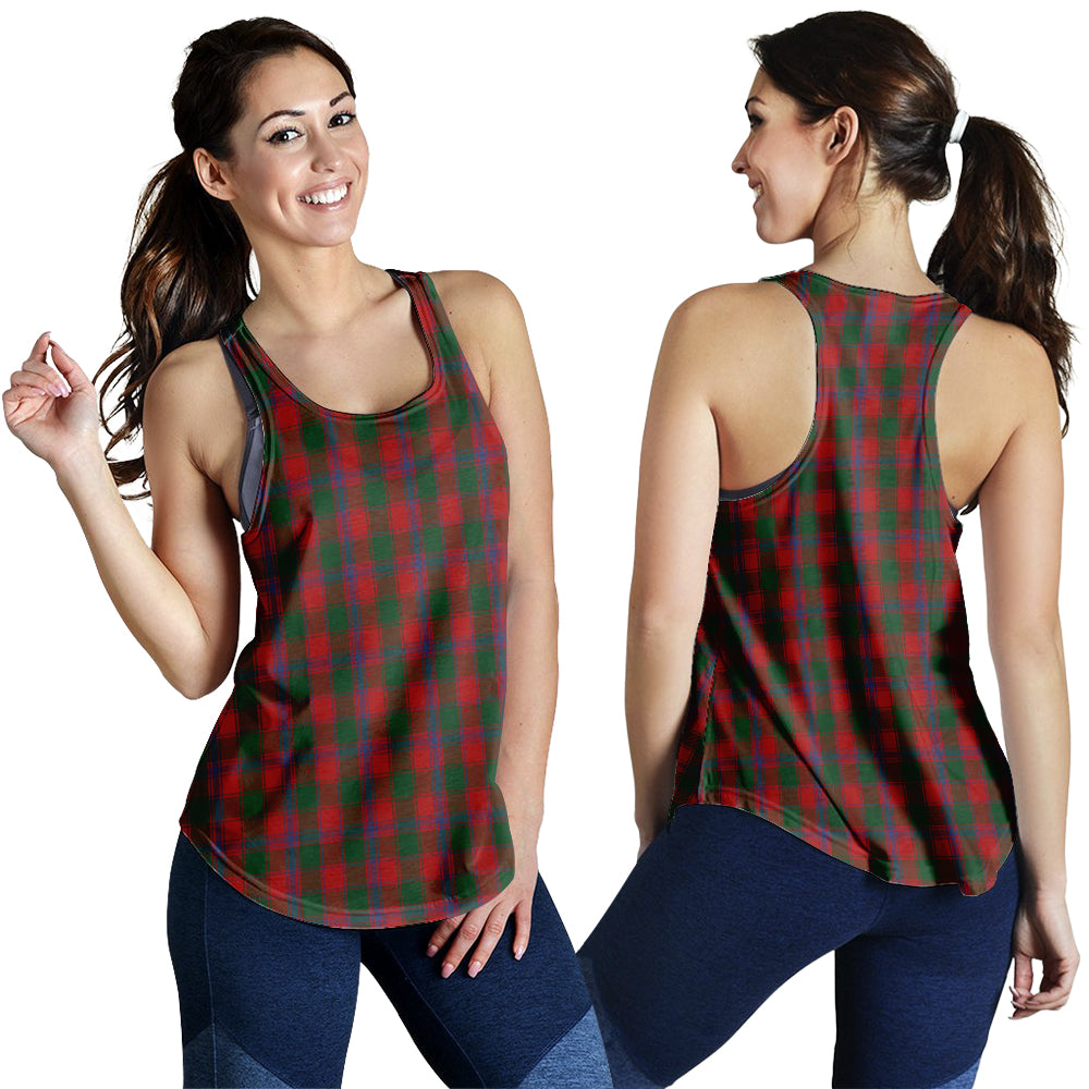 Bruce Old Tartan Women Racerback Tanks - Tartanvibesclothing