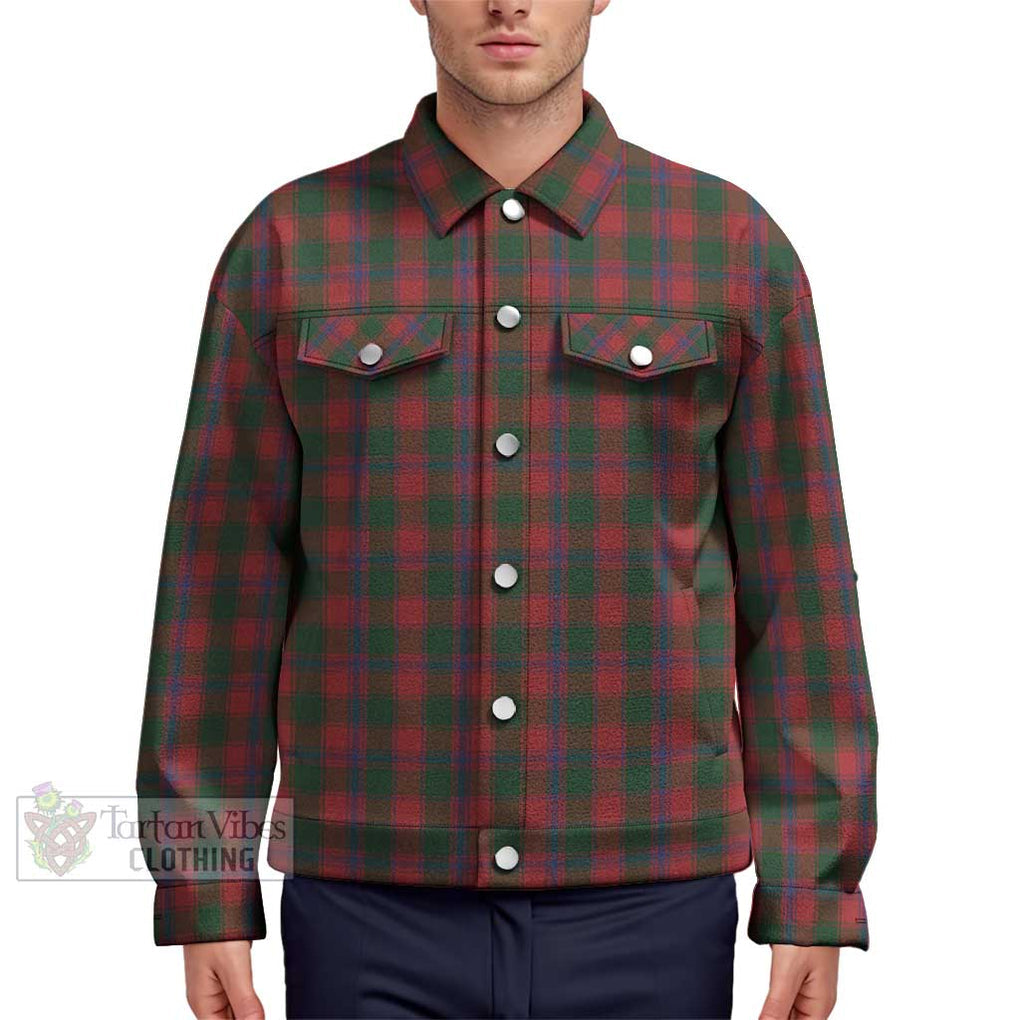 Bruce Old Tartan Unisex Lapel Cotton Jacket Unisex - Tartan Vibes Clothing