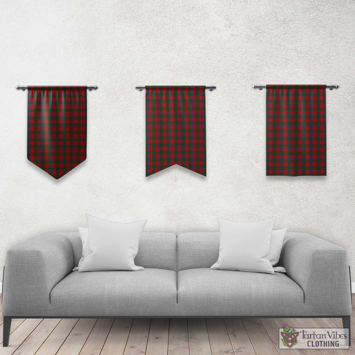 Tartan Vibes Clothing Bruce Old Tartan Gonfalon, Tartan Banner