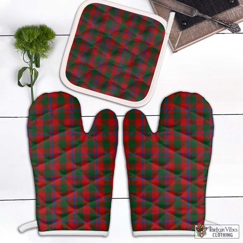 Bruce Old Tartan Combo Oven Mitt & Pot-Holder Combo 1 Oven Mitt & 1 Pot-Holder White - Tartan Vibes Clothing