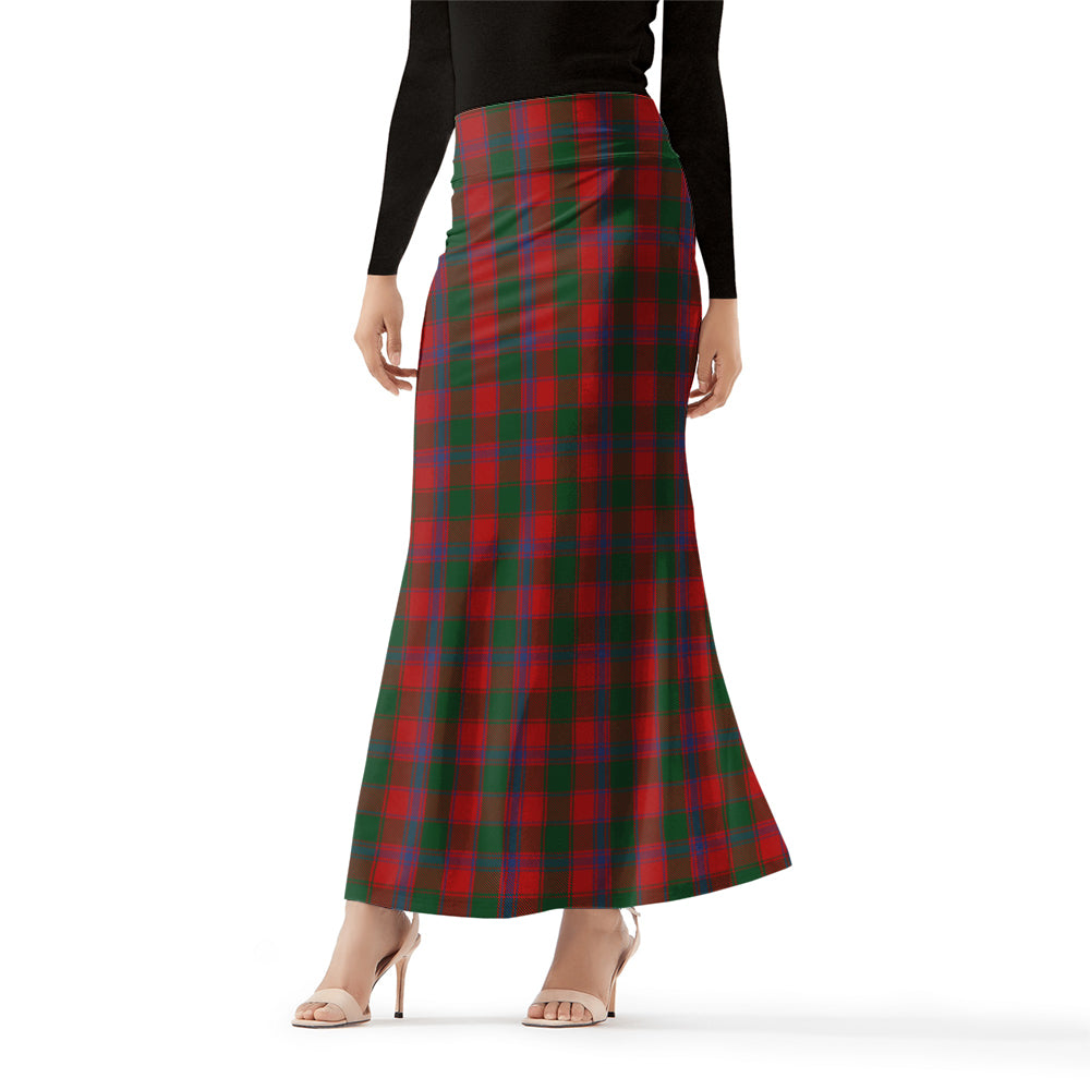 Bruce Old Tartan Womens Full Length Skirt Female - Tartanvibesclothing