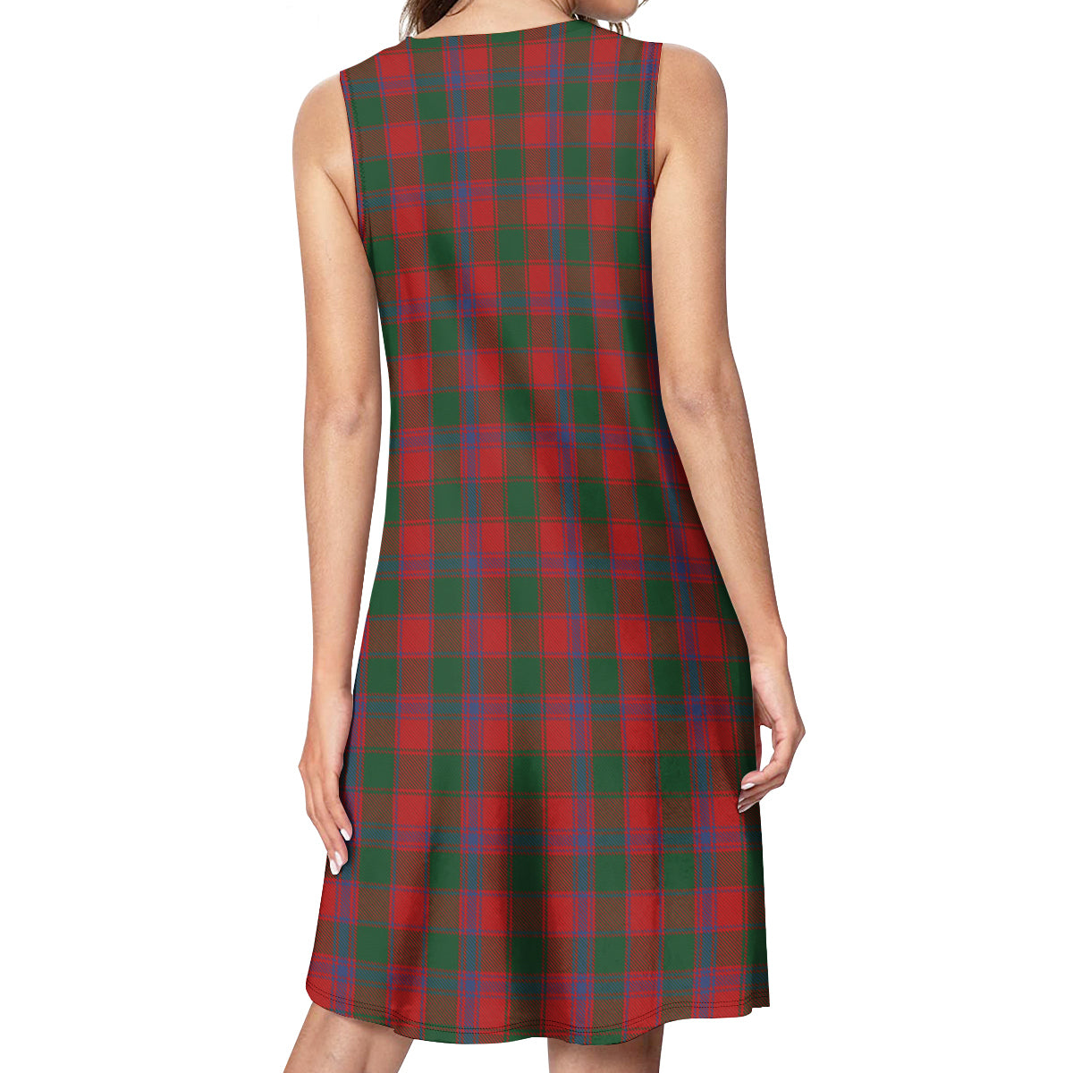 Bruce Old Tartan Womens Casual Dresses - Tartanvibesclothing