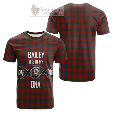 Bruce Old Tartan Cotton T-shirt with Family Crest DNA In Me Style