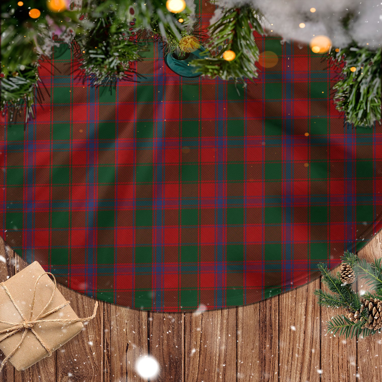 Bruce Old Tartan Christmas Tree Skirt - Tartanvibesclothing