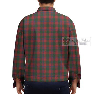 Bruce Old Tartan Unisex Lapel Cotton Jacket