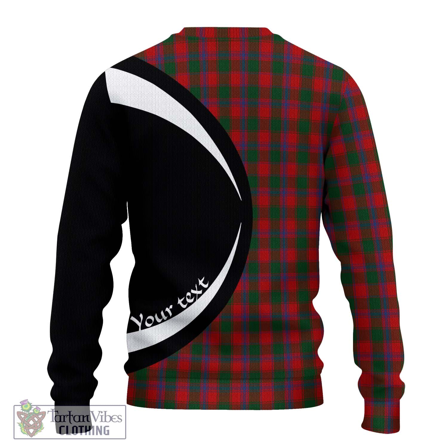 Bruce Old Tartan Ugly Sweater with Family Crest Circle Style - Tartan Vibes Clothing