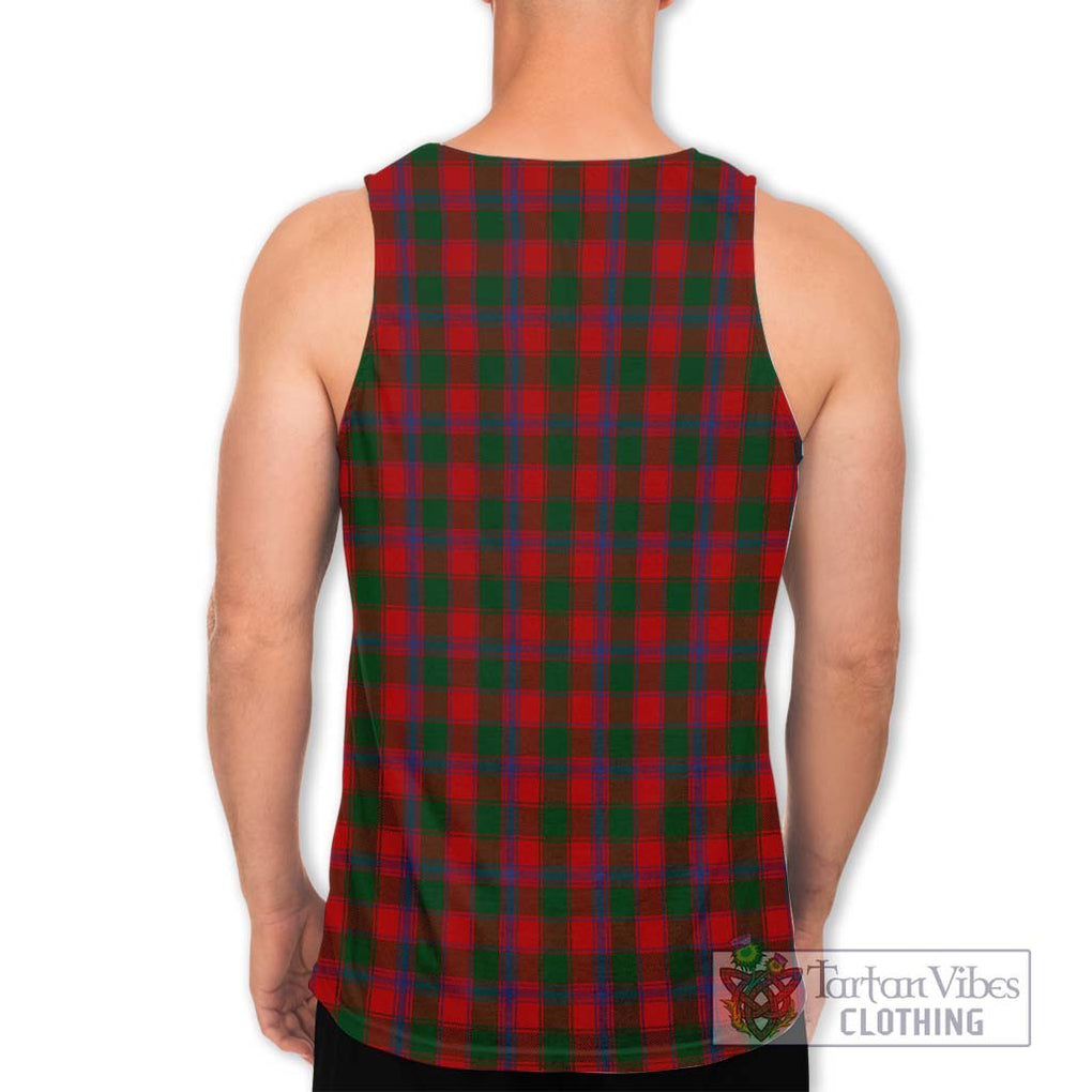 Bruce Old Tartan Men's Tank Top with Family Crest DNA In Me Style - Tartanvibesclothing Shop