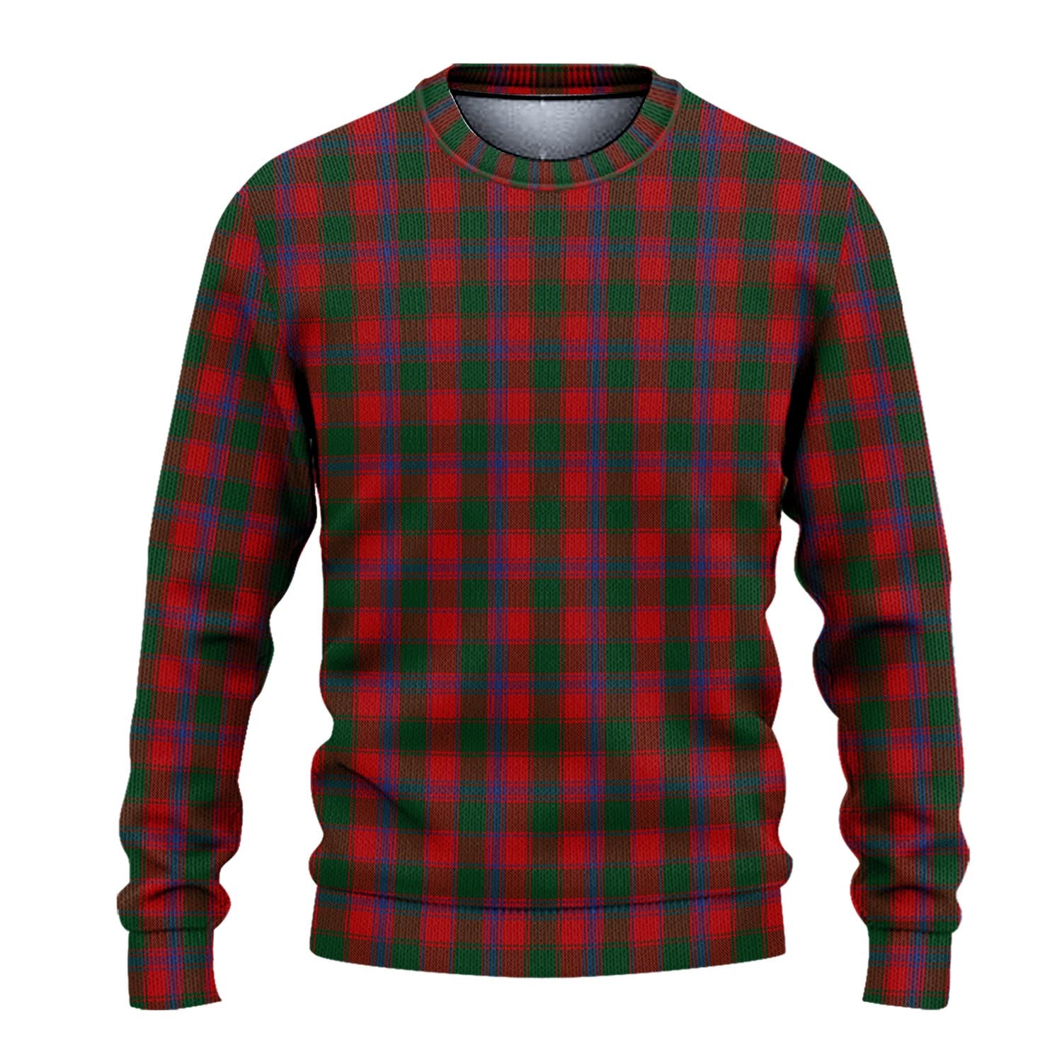 Bruce Old Tartan Knitted Sweater - Tartanvibesclothing