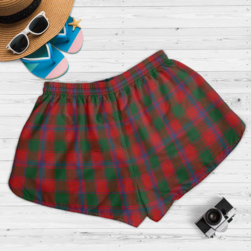 Bruce Old Tartan Womens Shorts with Family Crest