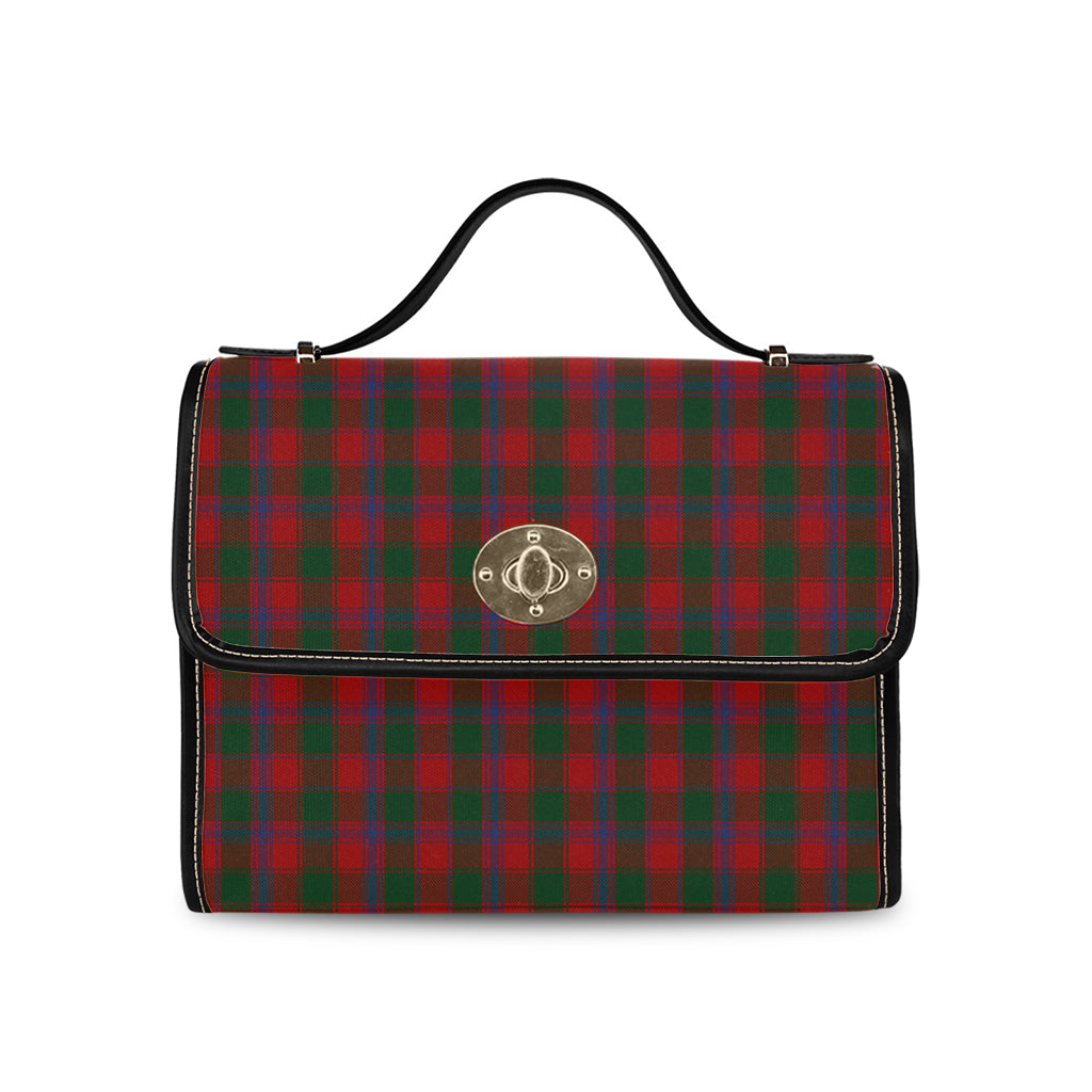 Bruce Old Tartan Leather Strap Waterproof Canvas Bag - Tartanvibesclothing