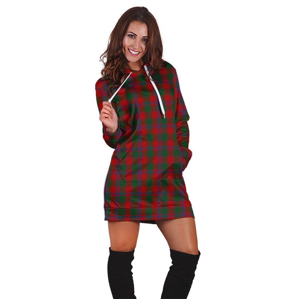 Bruce Old Tartan Hoodie Dress - Tartan Vibes Clothing