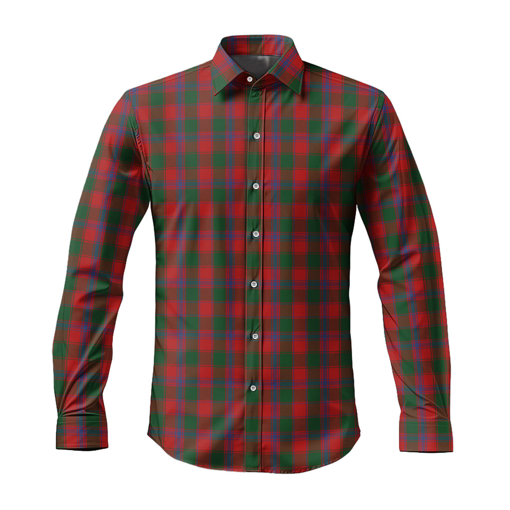 Bruce Old Tartan Long Sleeve Button Up Shirt - Tartanvibesclothing