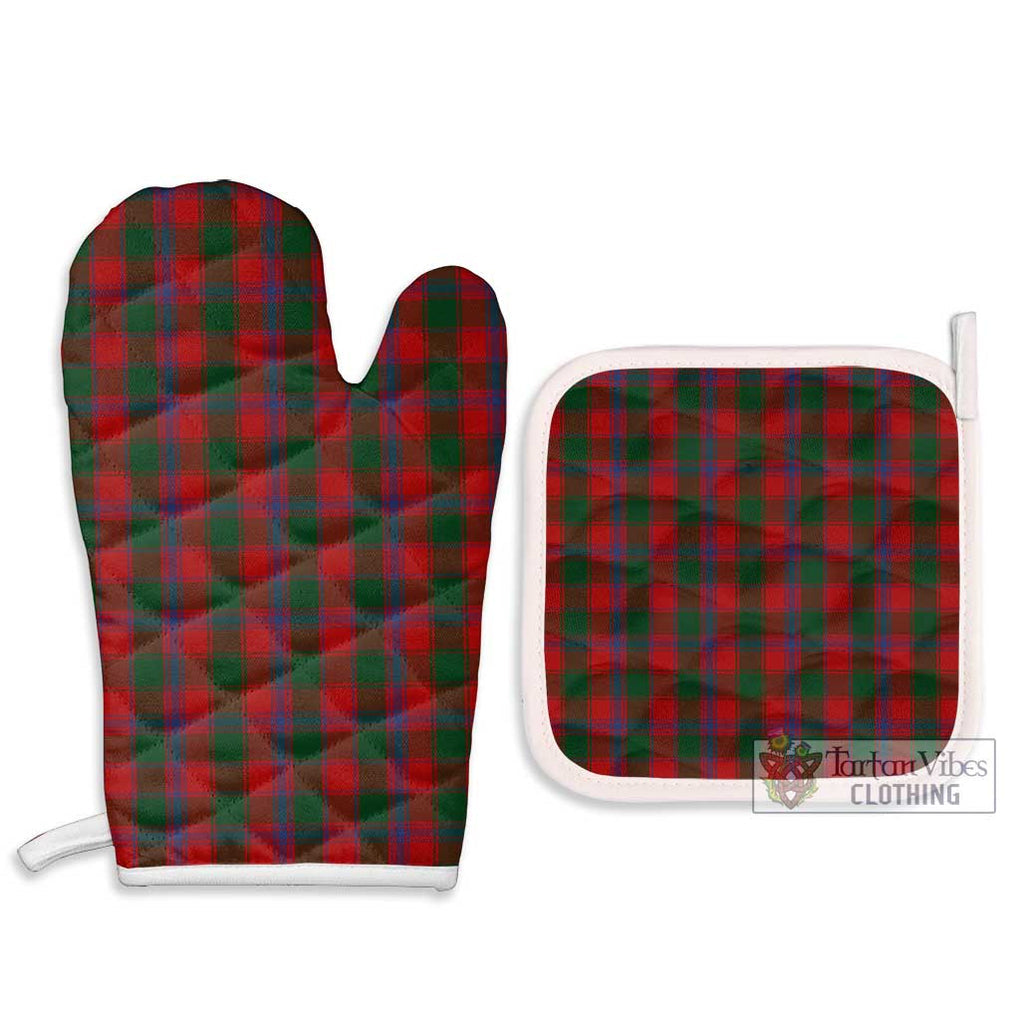 Bruce Old Tartan Combo Oven Mitt & Pot-Holder Combo 1 Oven Mitt & 2 Pot-Holder White - Tartan Vibes Clothing