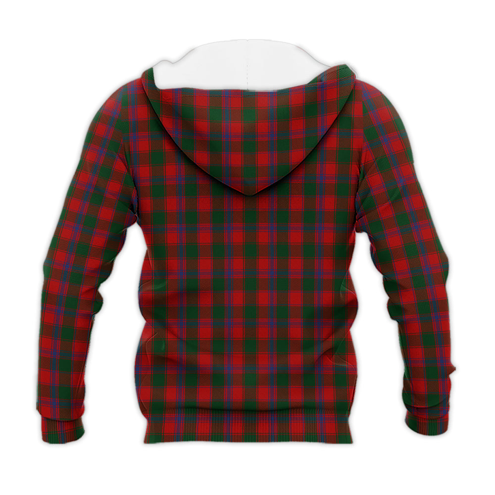 Bruce Old Tartan Knitted Hoodie - Tartanvibesclothing