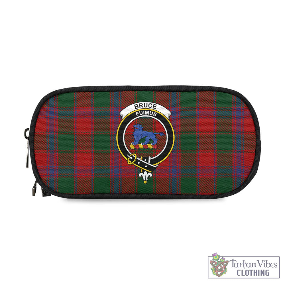 Tartan Vibes Clothing Bruce Old Tartan Pen and Pencil Case with Family Crest