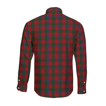 Bruce Old Tartan Long Sleeve Button Up Shirt with Family Crest