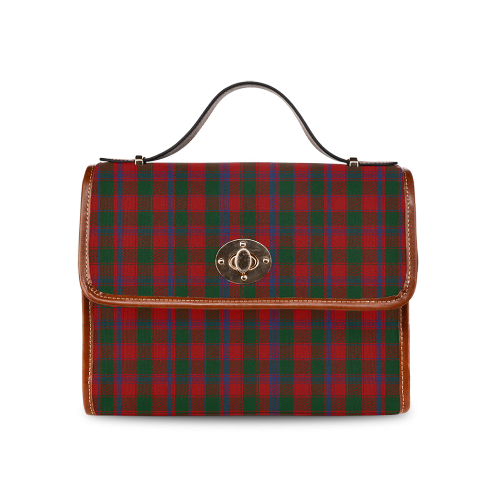 Bruce Old Tartan Leather Strap Waterproof Canvas Bag - Tartanvibesclothing