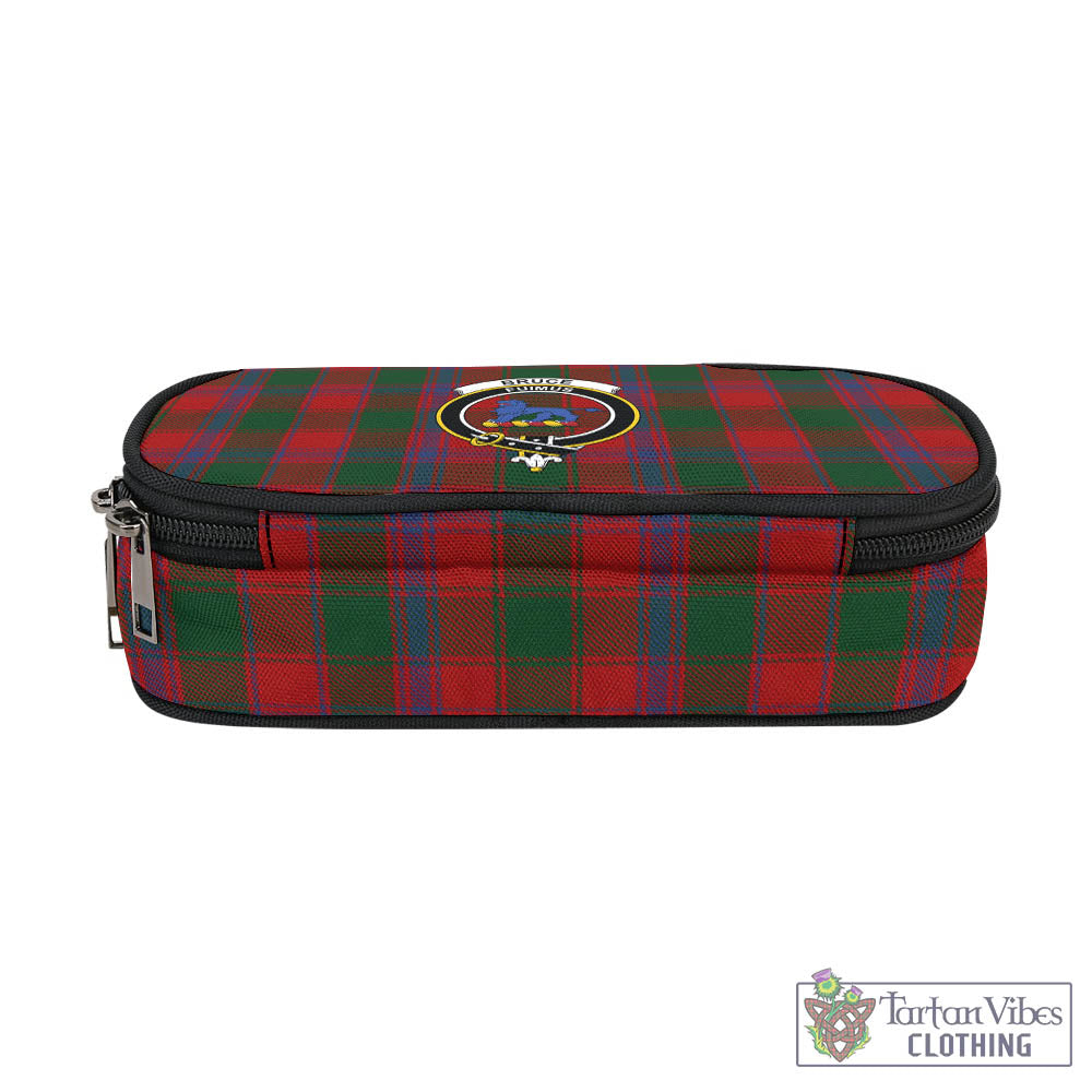 Tartan Vibes Clothing Bruce Old Tartan Pen and Pencil Case with Family Crest