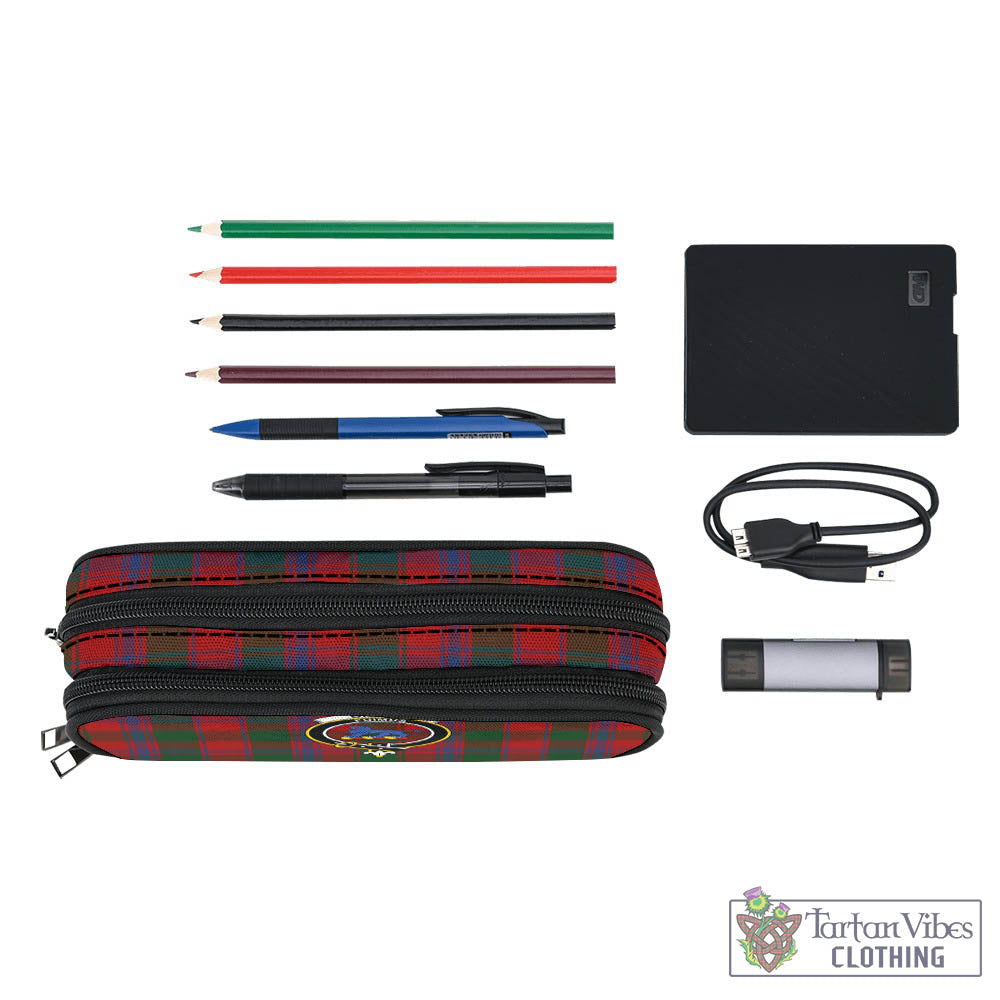 Tartan Vibes Clothing Bruce Old Tartan Pen and Pencil Case with Family Crest