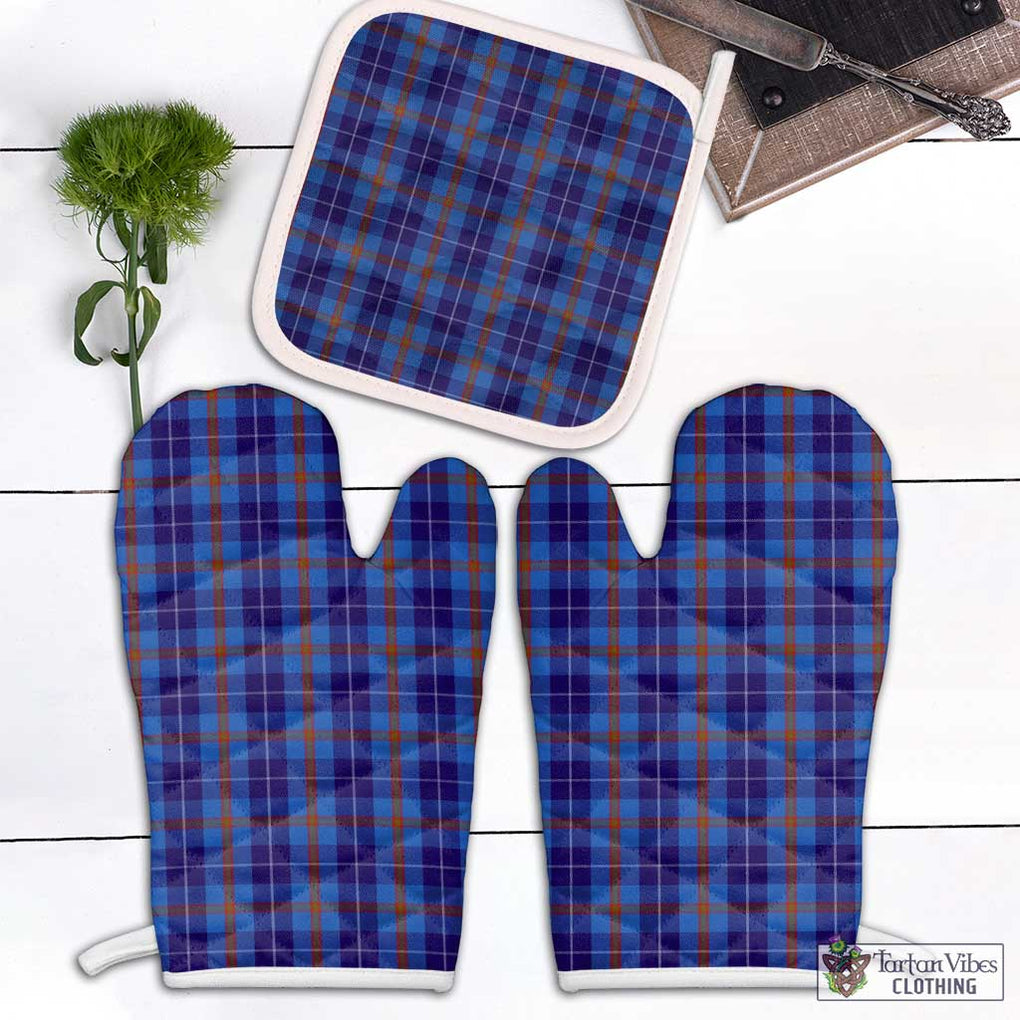 Bryson Tartan Combo Oven Mitt & Pot-Holder White - Tartan Vibes Clothing