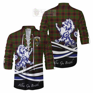 Buchan Tartan Ghillie Kilt Shirt with Alba Gu Brath Regal Lion Emblem