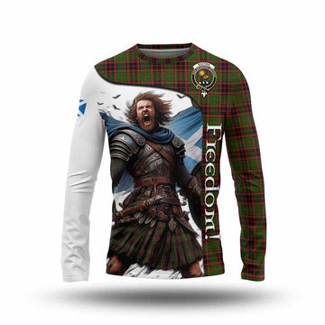 Buchan Crest Tartan Long Sleeve T-Shirt Inspired by the Freedom of Scottish Warrior