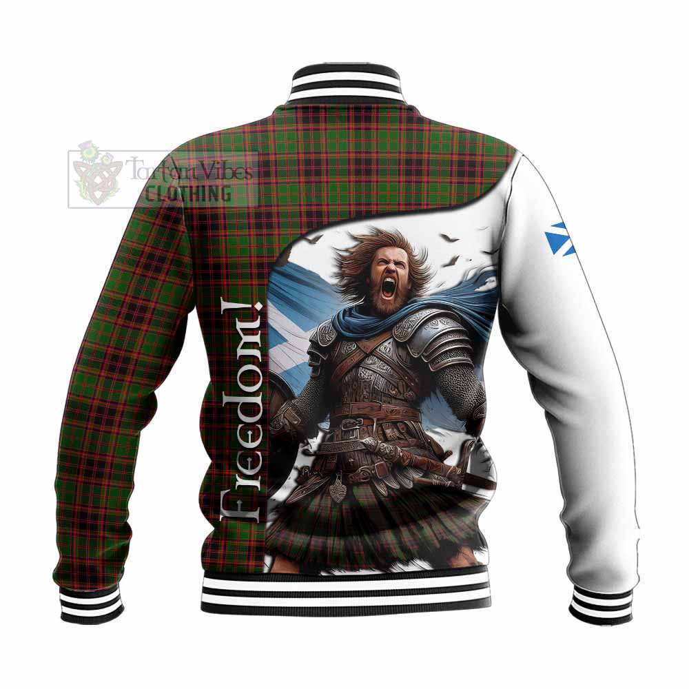 Tartan Vibes Clothing Buchan Crest Tartan Baseball Jacket Inspired by the Freedom of Scottish Warrior