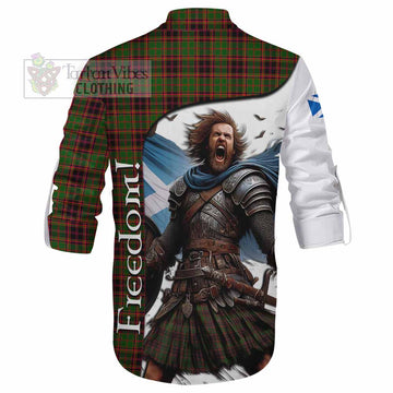 Buchan Crest Tartan Ghillie Kilt Shirt Inspired by the Freedom of Scottish Warrior