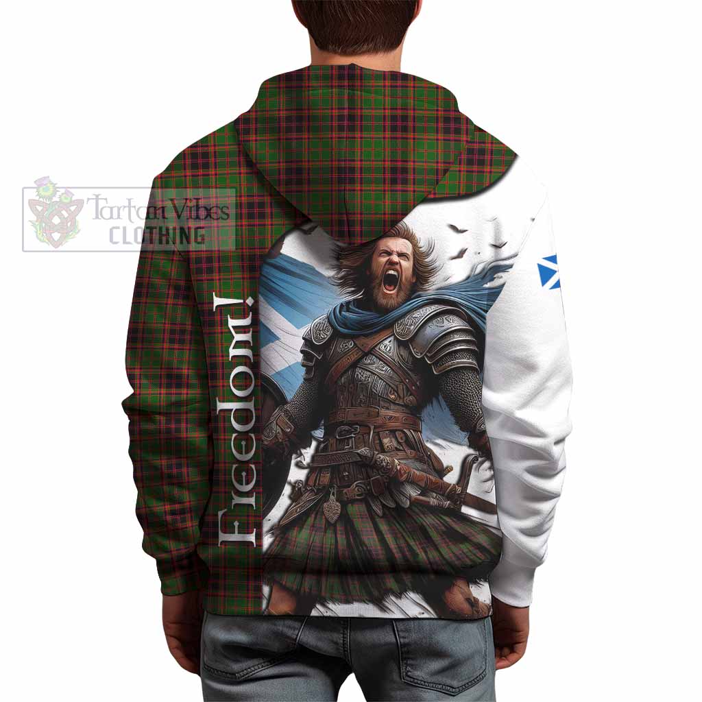 Tartan Vibes Clothing Buchan Crest Tartan Hoodie Inspired by the Freedom of Scottish Warrior