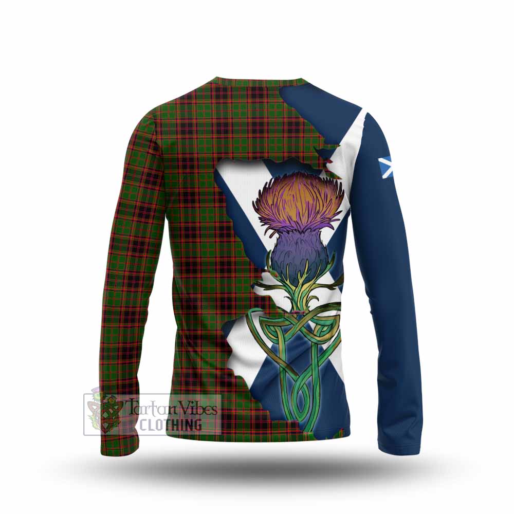 Buchan Tartan Family Crest Long Sleeve T-Shirt Scottish Thistle Celtic Inspired - Tartan Vibes Clothing