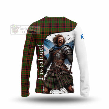 Buchan Crest Tartan Long Sleeve T-Shirt Inspired by the Freedom of Scottish Warrior